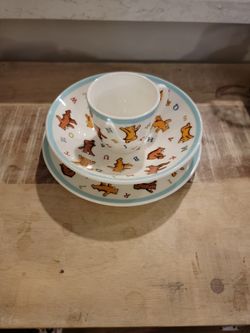 Tiffany & Co Alphabet Bears 3 PC Baby Set