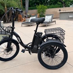 New QLife Adult Electric 3 Wheel Bike Tricycle