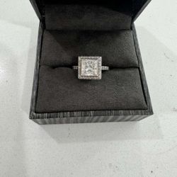 7mm Moissanite Engagement Ring