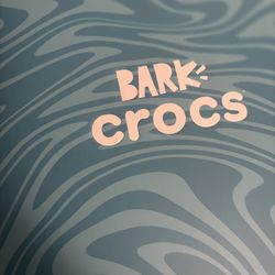 Brand new dog crocs small