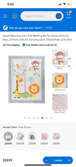 Standard Size Crib Bedding For Girls And Boys 