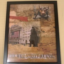 Quality Wall Street Framed Picture 