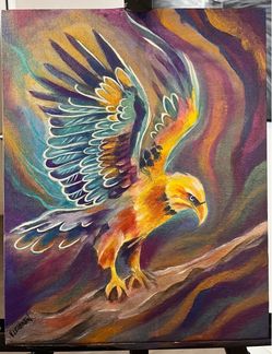 Original 11x14 painting. Acrylics on canvas panel.