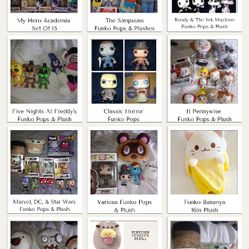 Huge Funko Pop & Plush Bundle (New & Like-New) 