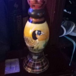 Vintage Porcelain Mallard Duck Candle Holder 
