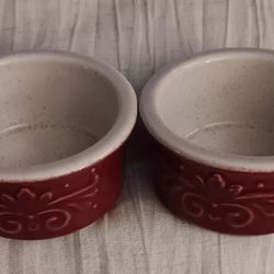 Pfaltzgraff WEIR IN YoUR KITcHEN Red 4" Ramekins