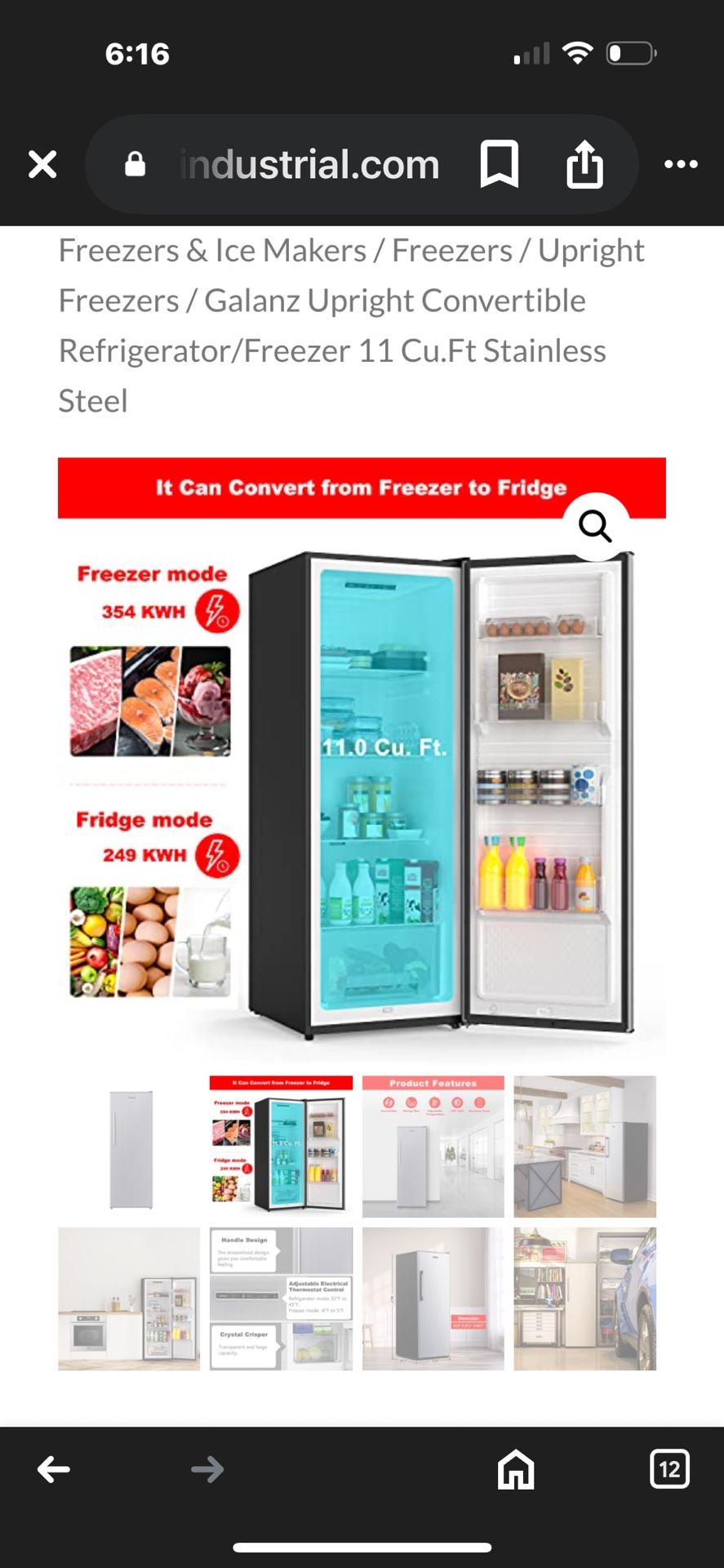 Freezer Coverts To Fridge