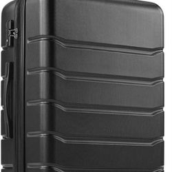 Carry-On Luggage, 24 inch Hard Shell Rolling Suitcase
