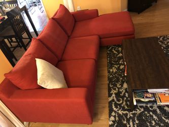 Vroeg voor Moskee Red Chaise Lounge Sofa Couch for Sale in Raleigh, NC - OfferUp