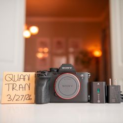 Sony a7iv camera