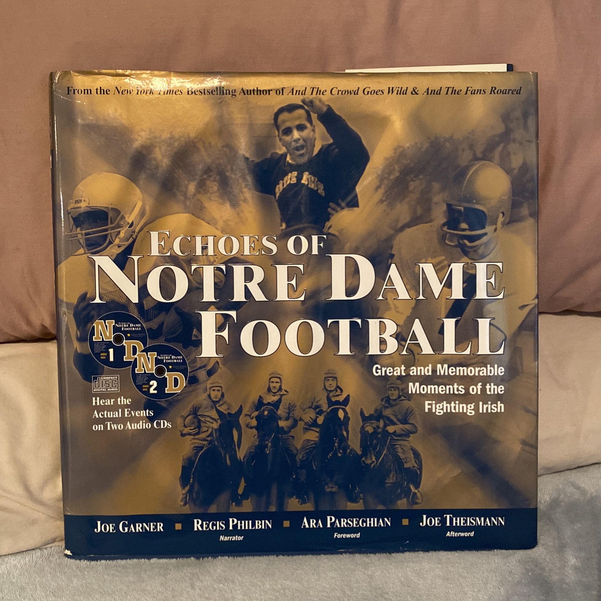 Echoes Of Notre Football Hard Cover Book And 2 Audio CD’s