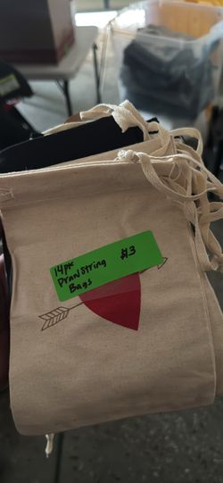 14pk drawstring bags
