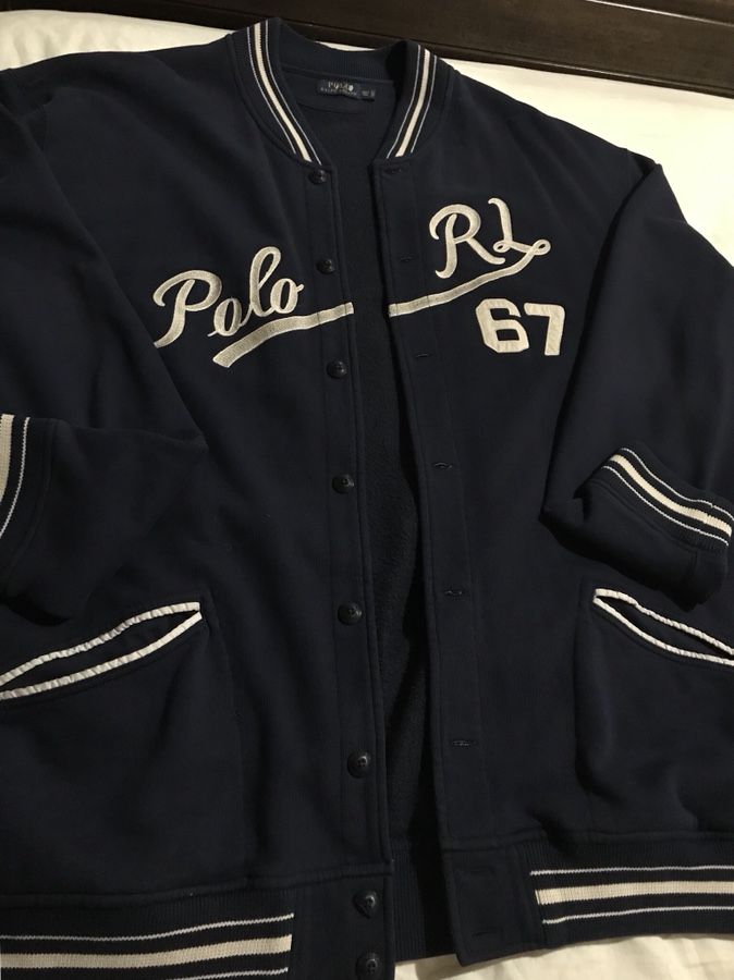Size 4XLT Ralph Lauren Polo Varsity Jacket in EXCELLENT condition