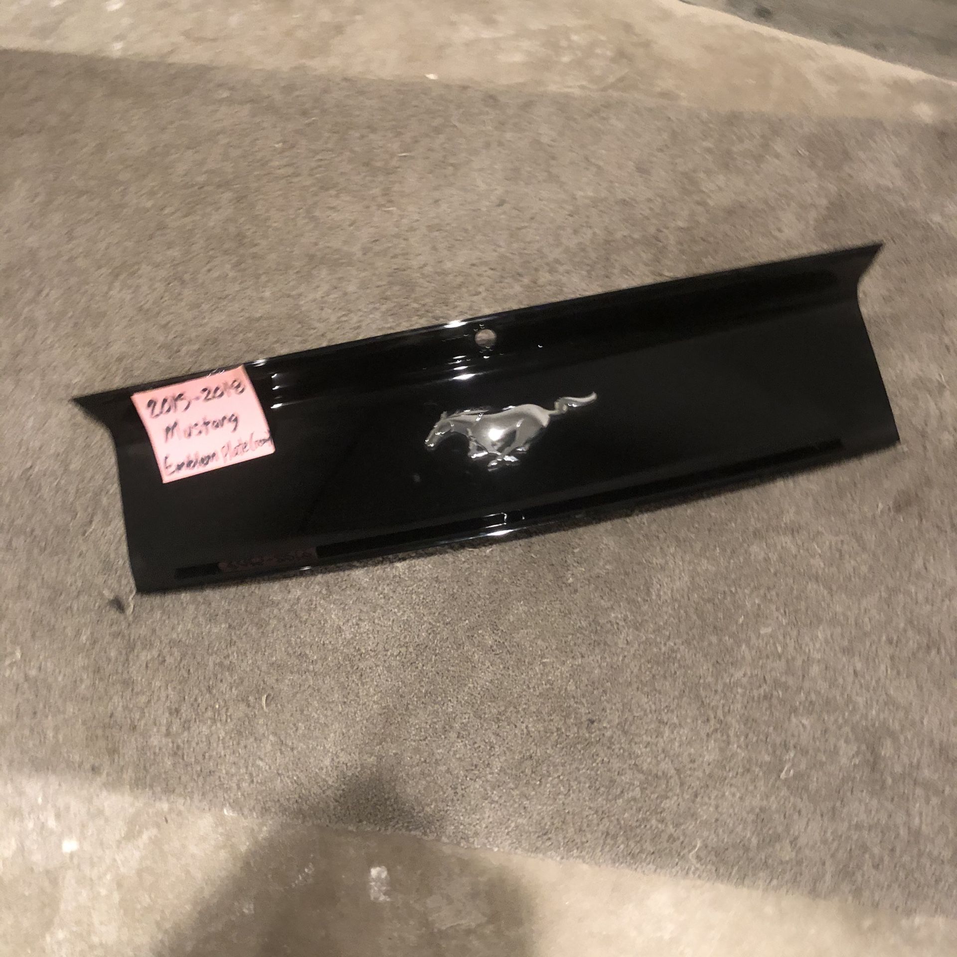 2015/2018 Mustang truck molding with camera Mount