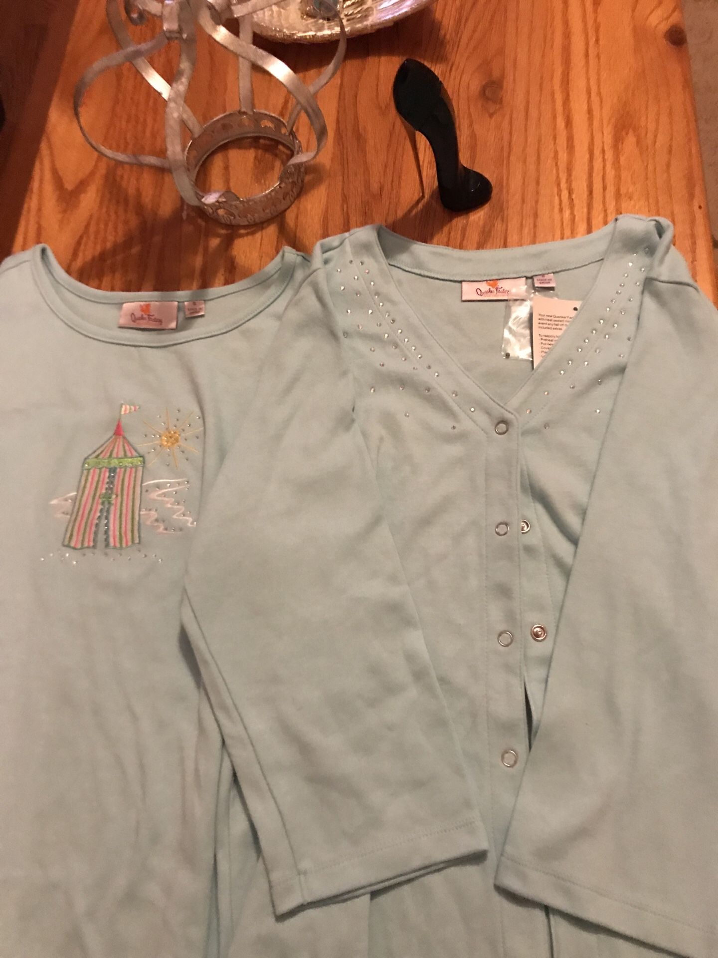 Pretty 2 piece Shirt Set with Jacket