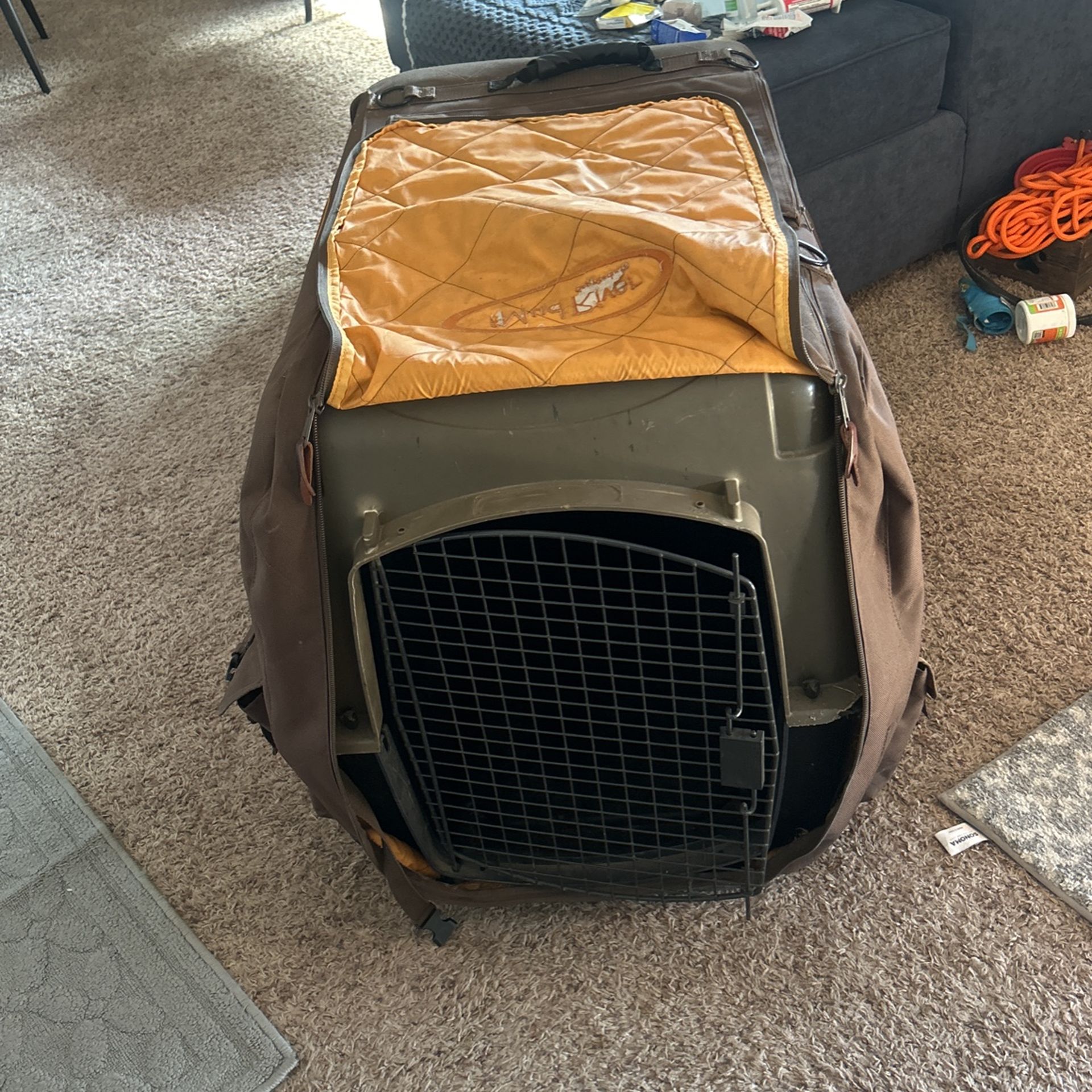Large Size Dog Kennel And Kennel Cover