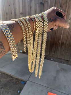 Gold plated stainless steel