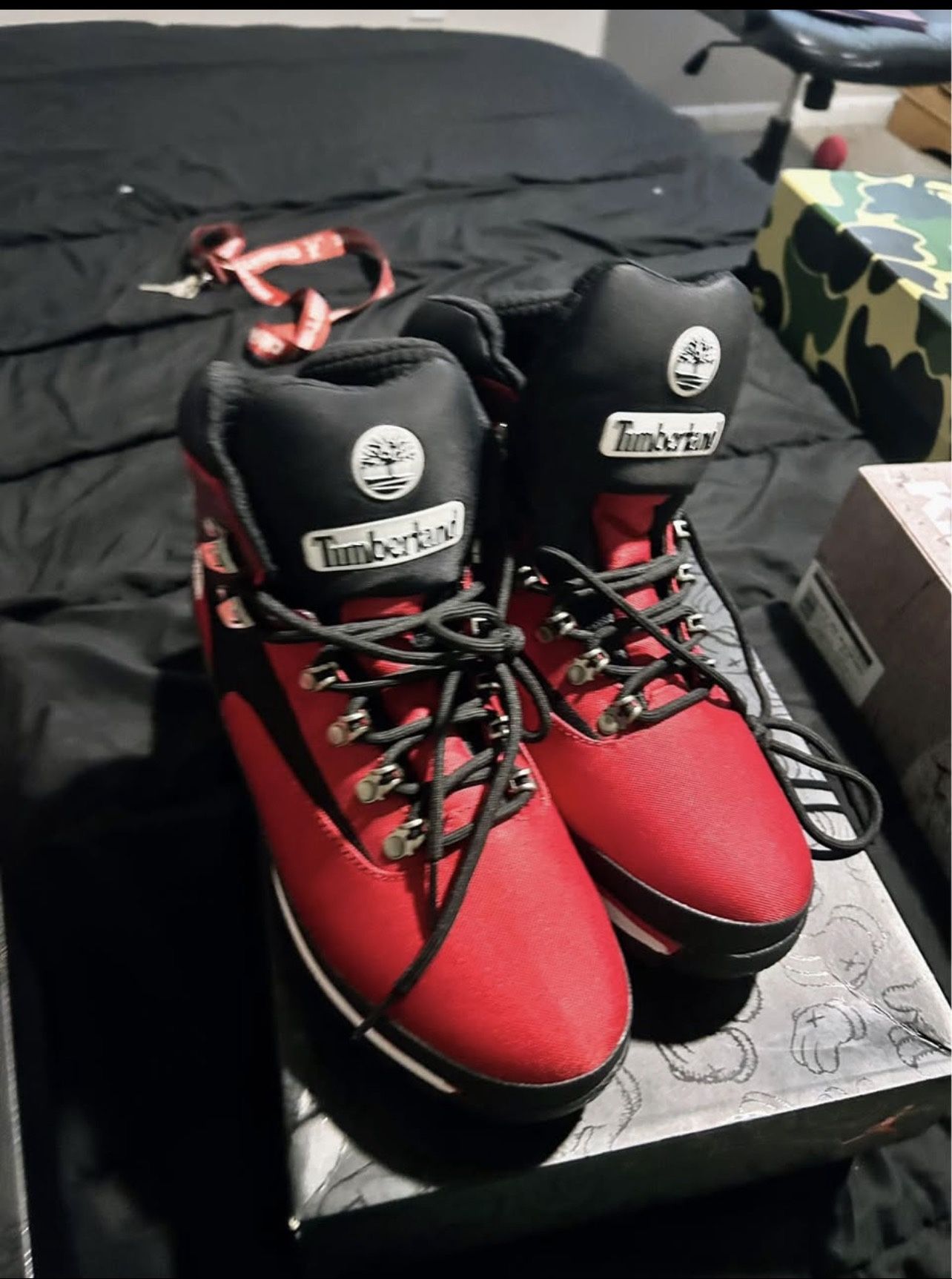 Red Timberland Boots