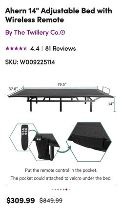 Adjustable bed Twin XL