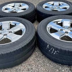 18” JEEP COMMANDER WRANGLER DODGE DURANGO WE FINANCE WHEELS RIMS TIRES SET GRAND CHEROKEE 