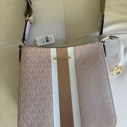 Michael Kors Blush Pink Crossbody Bag – New / Stylish Neutral Tone