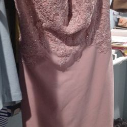 Medium Pink Blush Dress Above Knee 60$