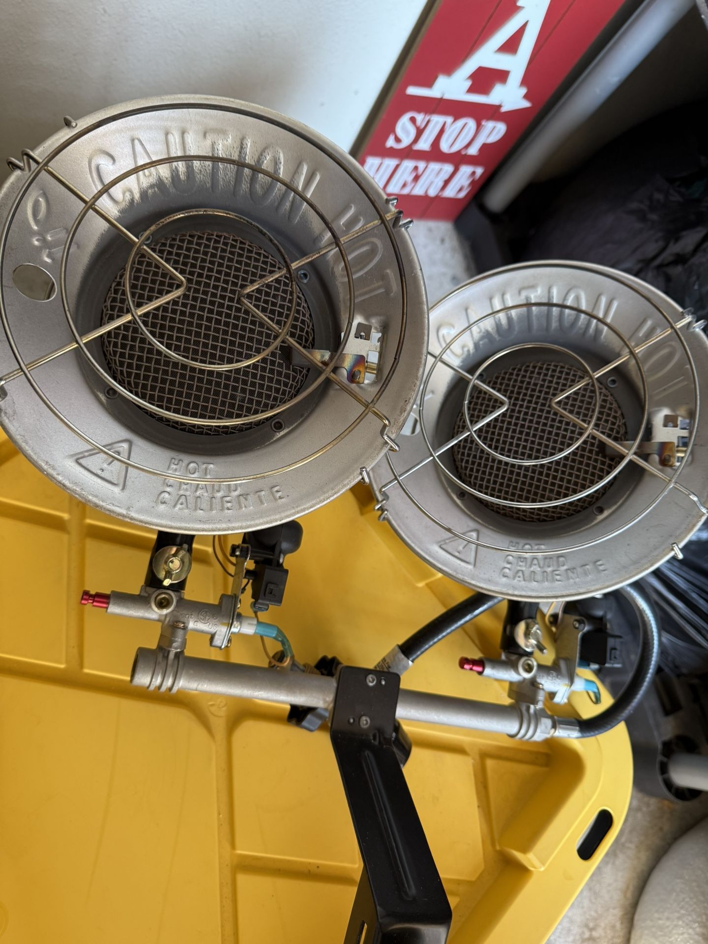 Double tank top Propane space heater