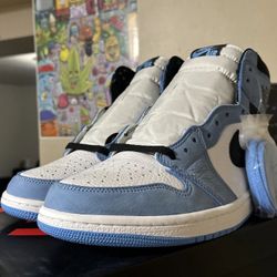 University Blue Jordan 1 Size 11