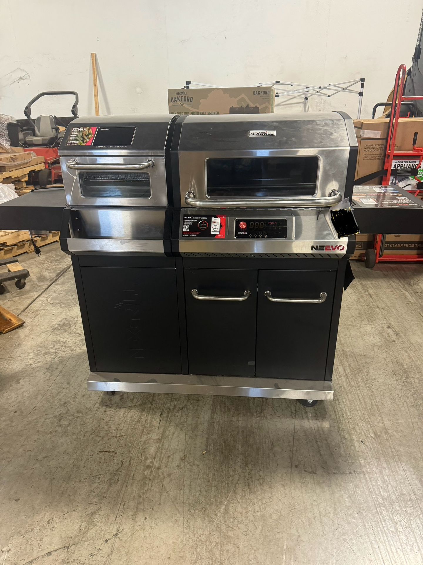 Nexgrill Nevo 720 Plus Propane Gas Digital Smart Grill W/ Air Fryer