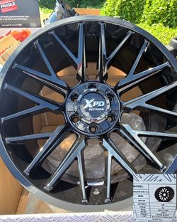 Rines Nuevos XPD XPD-712 20x10 (6x139.7/135) Negro Brillante