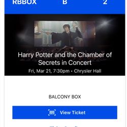 Harry Potter And The chamber Of Secrets In Concert 