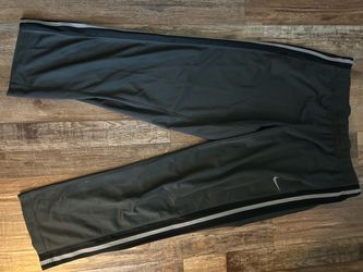 Nike Black Track Pants with Stripe Detail size XL