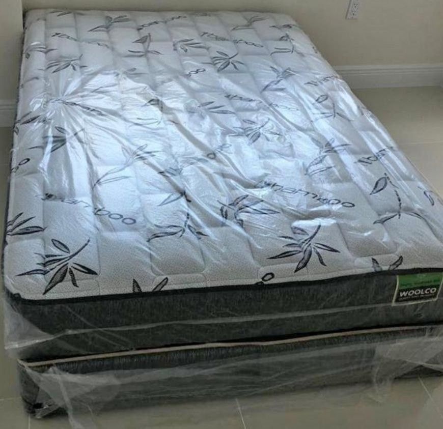 Full size Firm Orthopedic + box spring Gift , Totally New