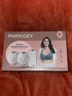 New Inbox MomCozy M5 Smart Wearable Breast Pump. Factory Sealed Never opened.