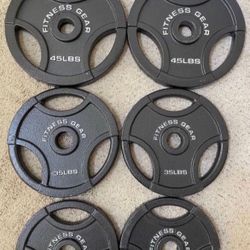 New! Olympic Weight Plates 210 lbs