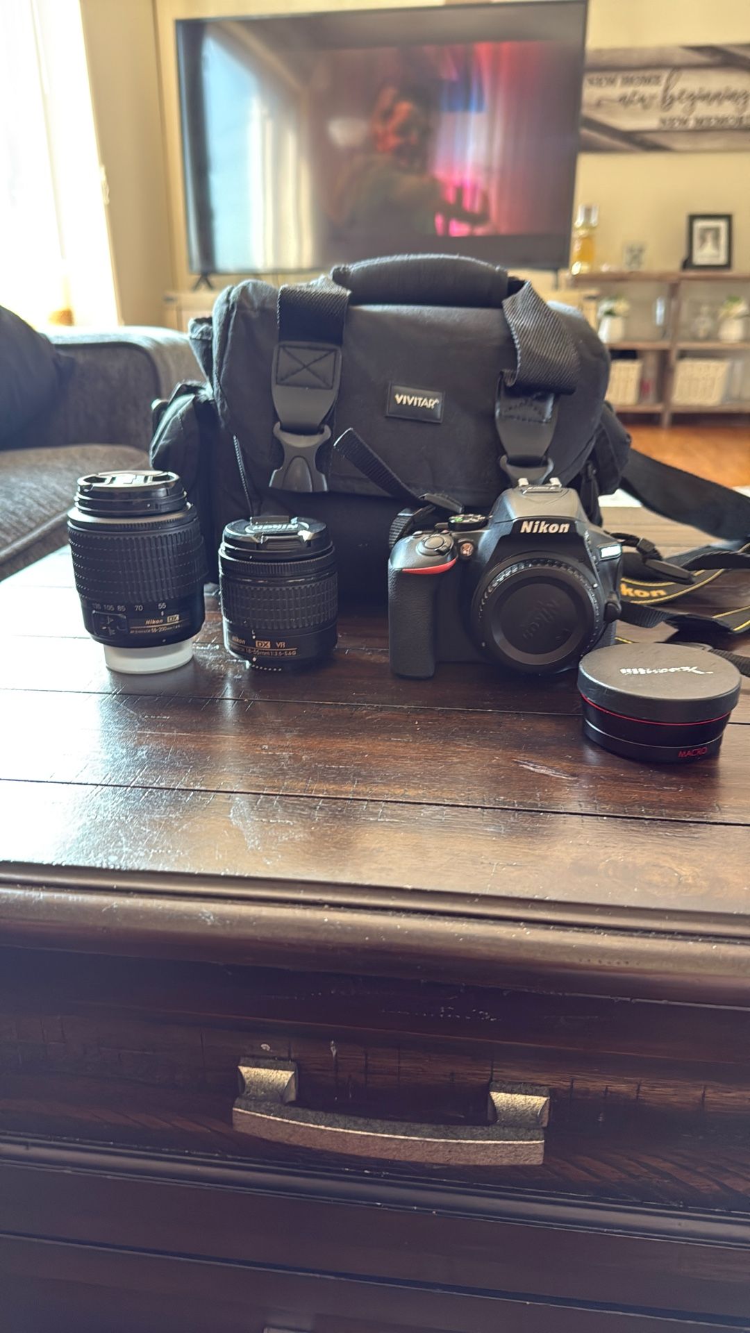 Nikon D5600 Camera With 2 Lenses