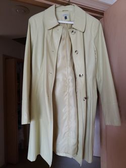 Nice Sage Green Women's Coat - Large