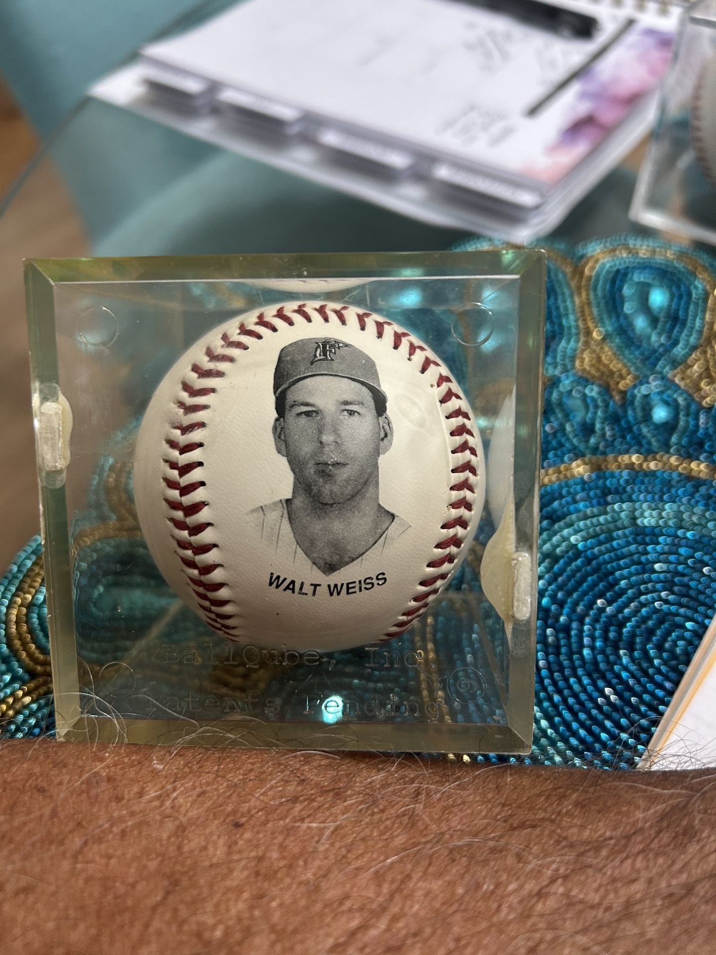 Vintage 1993 Florida Marlins Walt Weiss Commemorative Inaugural Baseball