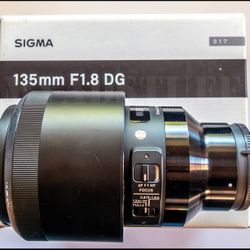 Sigma 135mm F/1.8 DG HSM Lens For Sony FE