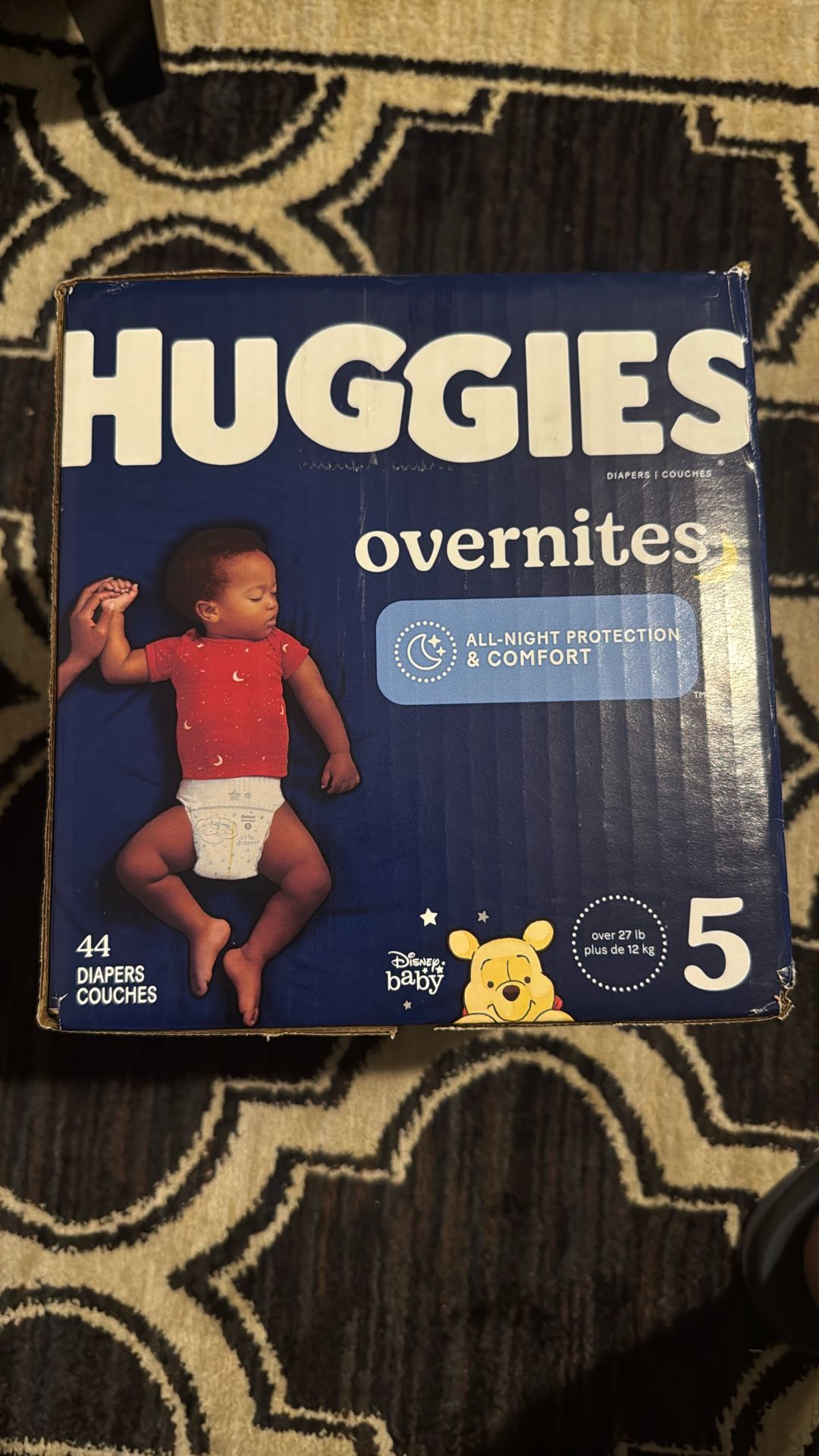 Huggies Overnight Size 5, 44 Ct - TRADE