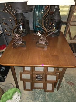 Cherry Finish Folding Table