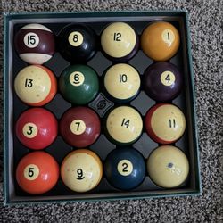 Billiards Balls Pool Balls 2 1/4 Inch
