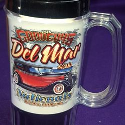 Fifteenth Goodguys Del Mar Nationals Punch Collectible Thermal Mug Del Mar, CA New   2015