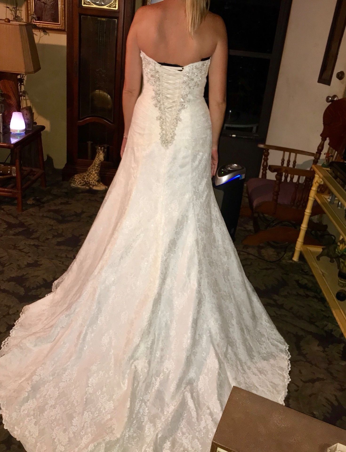 Size 12 Ivory DB Wedding Dress