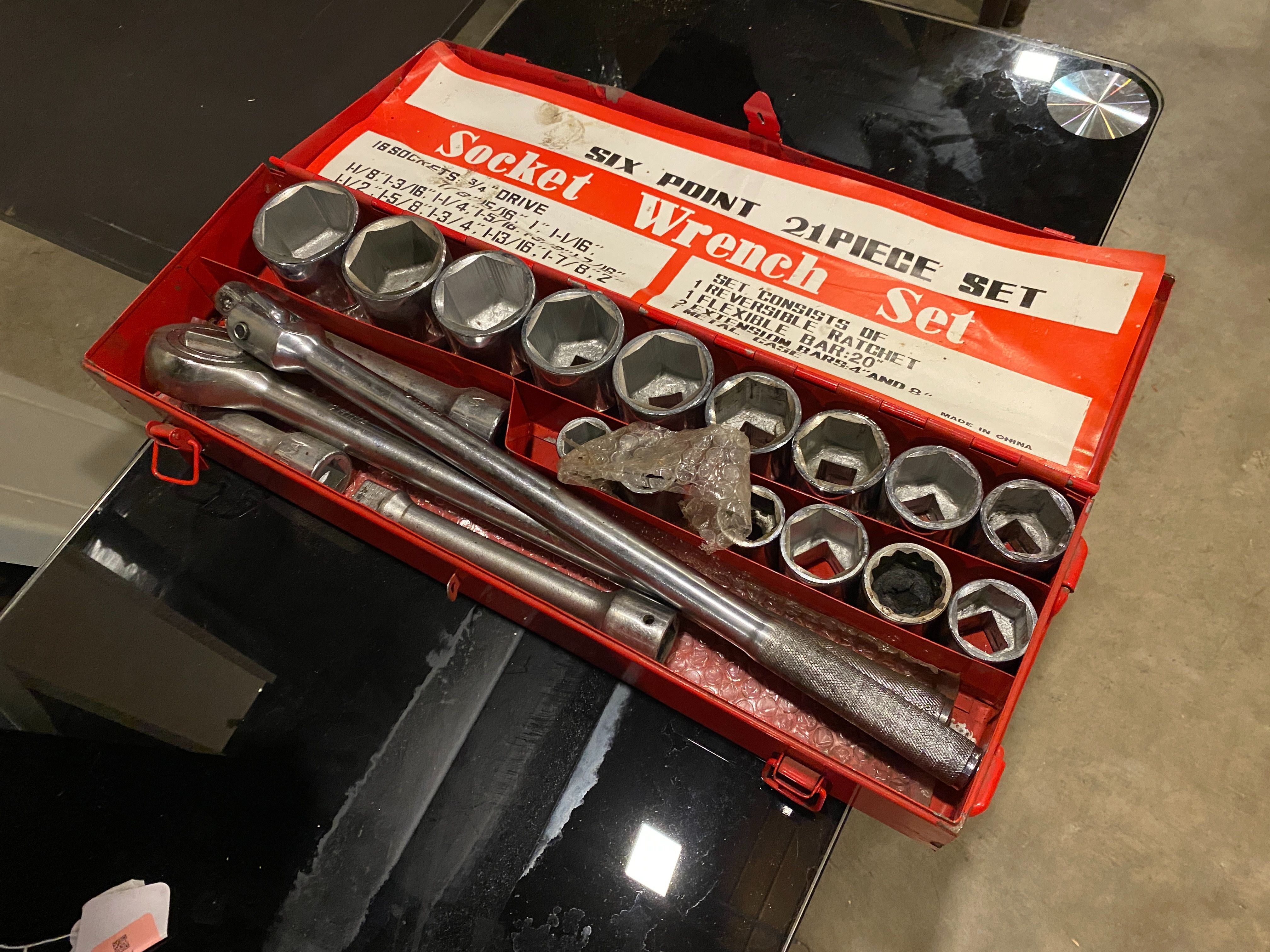 Socket Wrench Set 3/4″ Drive