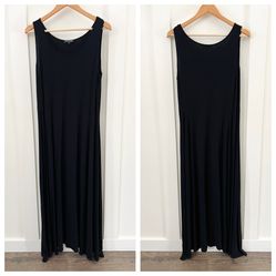 Eileen Fisher Black Sleeveless Dress Women's Size Small