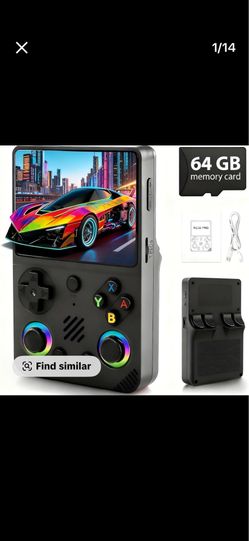 RG36PRO Retro Handheld Game Console - A wide variety Classic Games, 3.5-Inch Screen, 64G TF Card, 3000mAh Battery, Portable Console with Open Source S