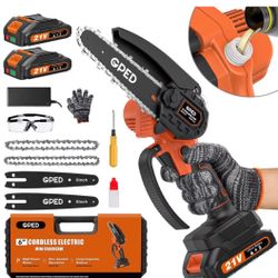 6-Inch 21V Cordless Mini Chainsaw Kit