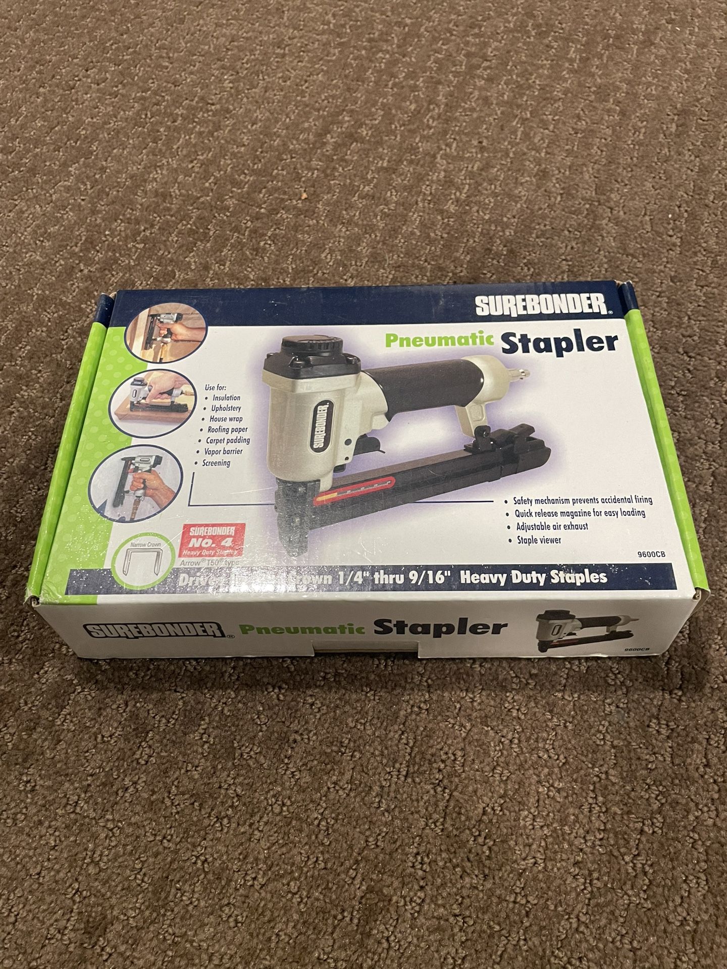 Sure bonder Pneumatic stapler
