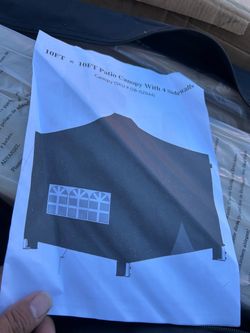 10x10 FT Patio Canopy with 4 Sidewalls